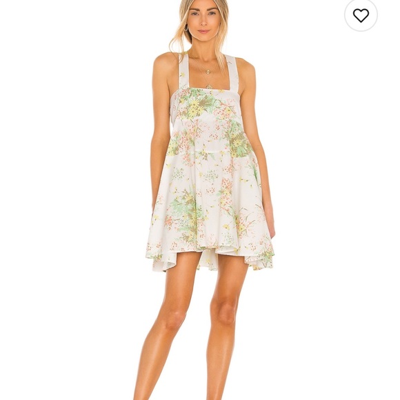 Free people - Let the sunshine in printed tunic in light combo - Picture 2 of 5